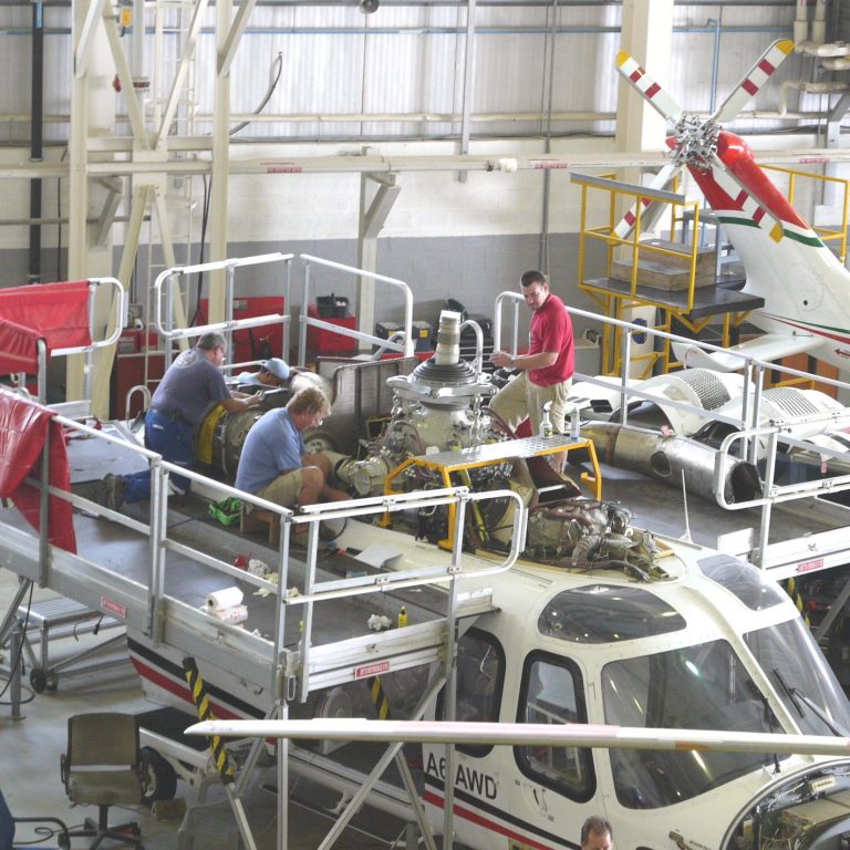 After 3000 flying hours, full maintenance is performed
