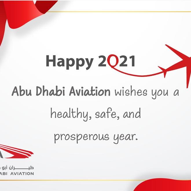 Happy New Year from Abu Dhabi Aviation
